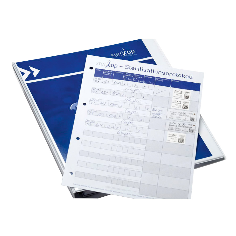 Sterilisationstagebuch Stericop, Stück