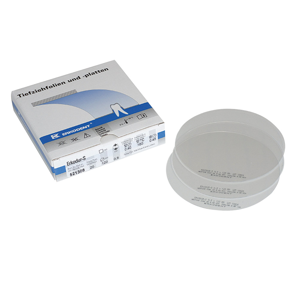 Erkodur-S Tiefziehfolie 120 x 0,80 mm klar, 20 Stück