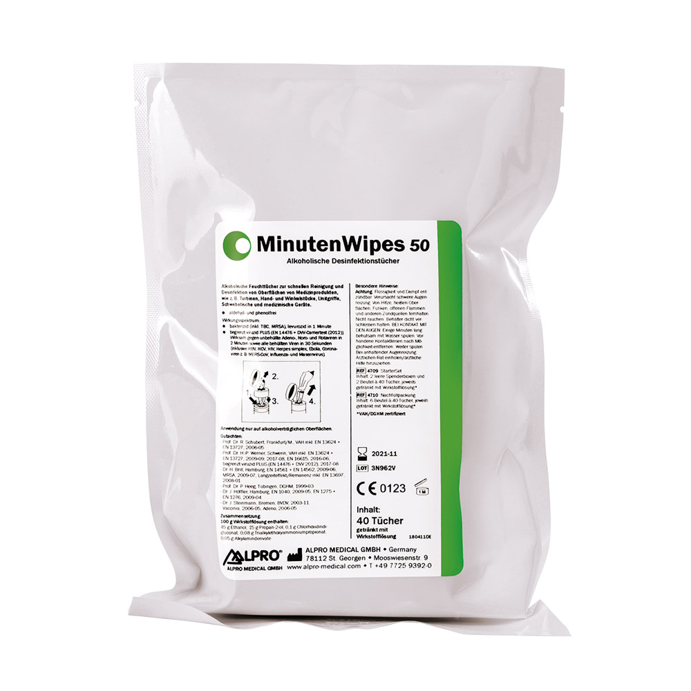 MinutenWipes 50, 6 Beutel