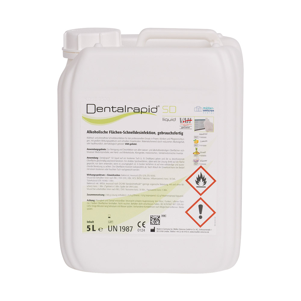 Dentalrapid SD liquid lemon, 5 L Kanister