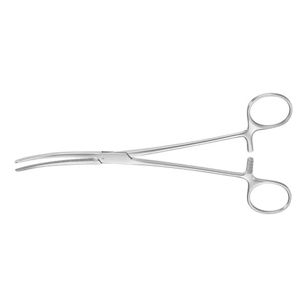 Arterienklemme 185mm gebogen gerieft  St