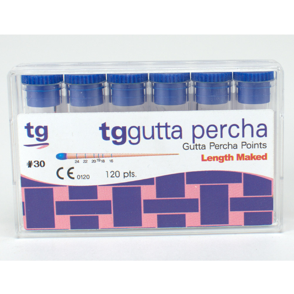 tg Gutta Percha Blue Gr. 30, 120 Stück