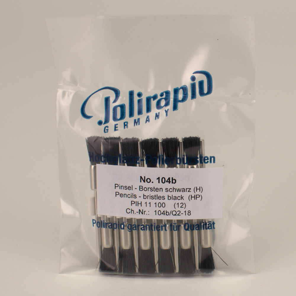 Pinsel Hst Borste schwarz 104b, 12 Stück
