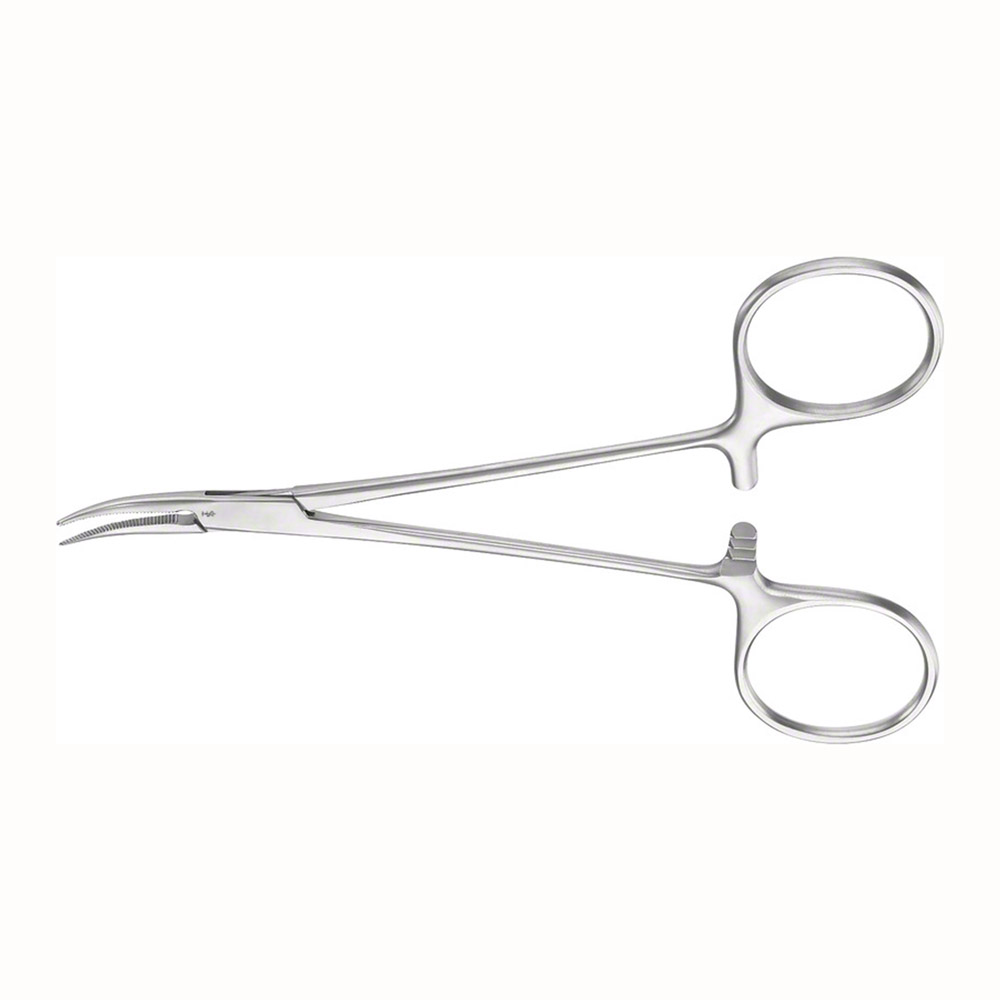 Mosquito Klemme Halsted Micro 12,5 cm gebogen, Stück