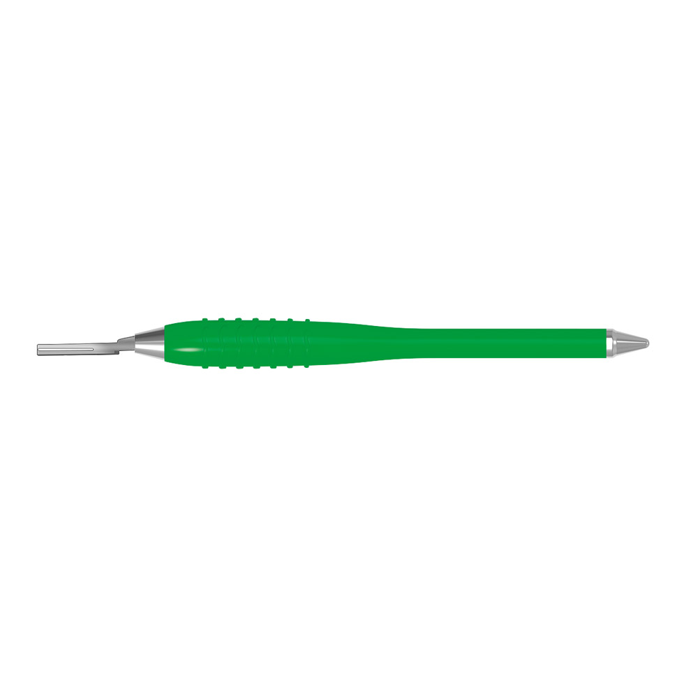 Skalpellklingenhalter SI-871A/5 Silikongriff grün, Stück