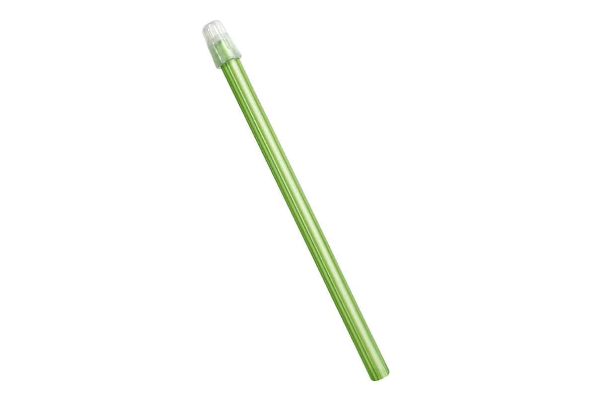 TOP FLEX PLUS Speichelsauger 145 mm abnehmbare Kappe fresh grün, 100 Stück Packung