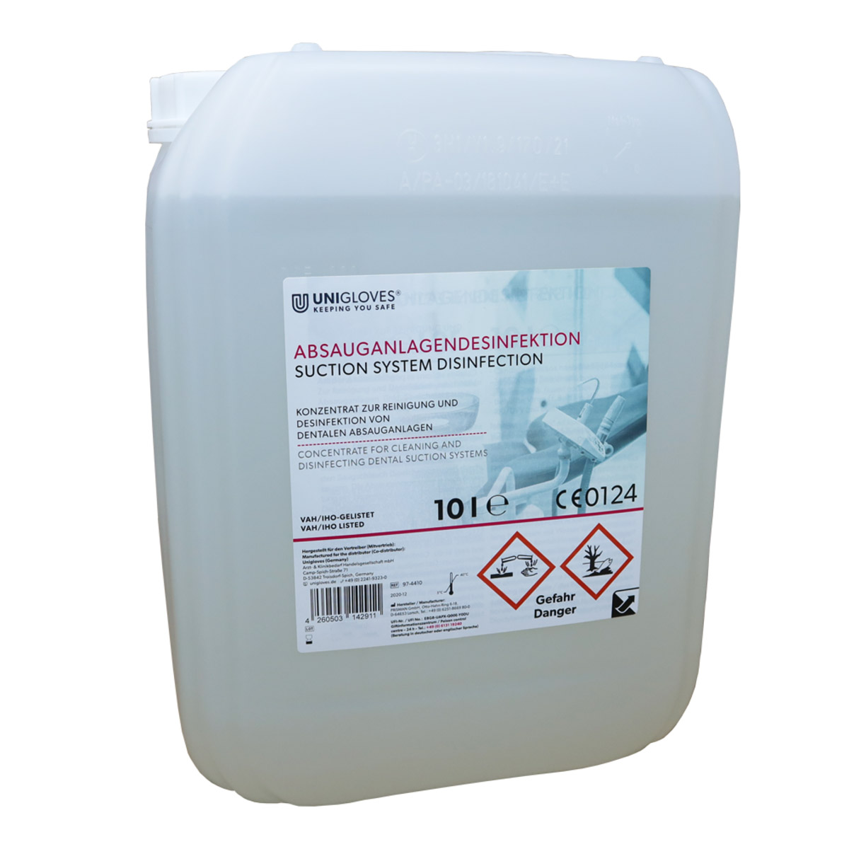 Unigloves Absauganlagendesinfektion, 10 L Kanister