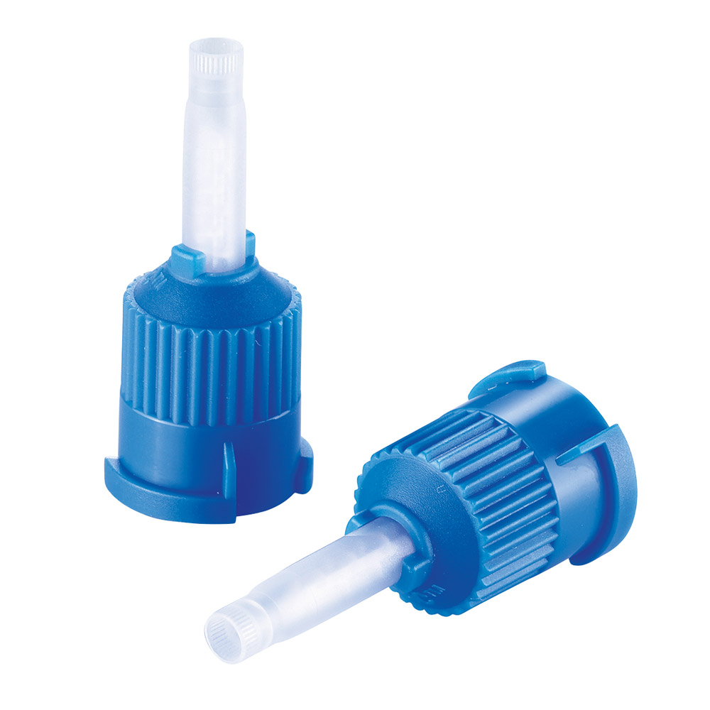 Mischkanüle stumpf blau 2,5mm, 50 Stück
