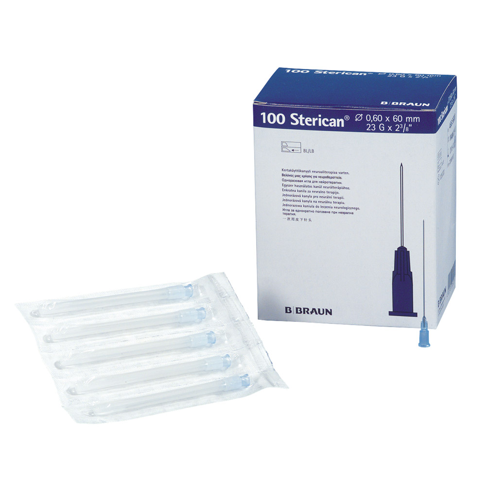 Sterican Einmalkanülen G23 0,60 x 60 mm, 100 Stück
