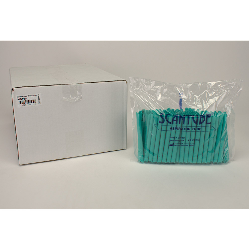 Aspirator Tubes mintgreen 135 mm, 10 x 100 Stück