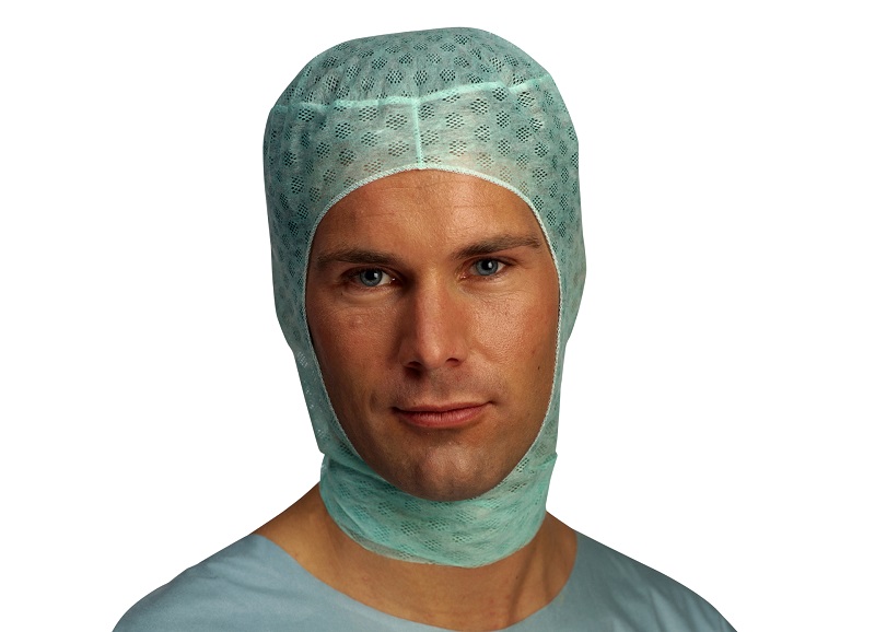 Barrier OP-Haube All grün, 120 Stück