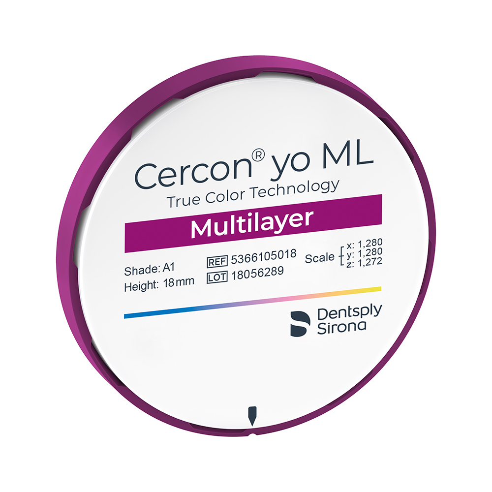 Cercon yo ML Disk 98 x 18 mm A3, Stück
