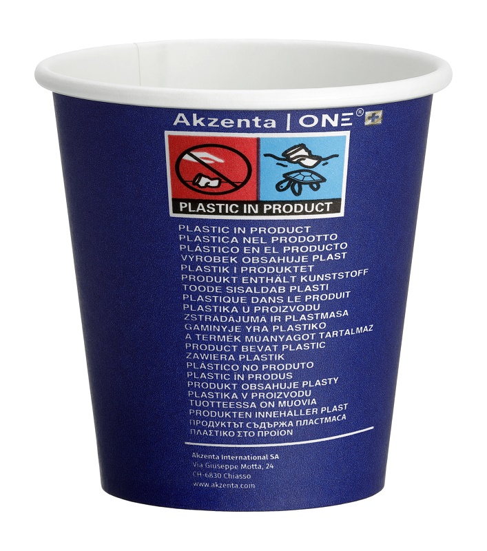 Akzenta ONE Pappbecher magicblue 20x50St