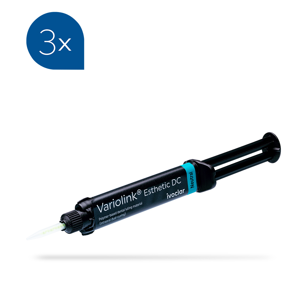 Variolink Esthetic DC neutral, 3 x 9 g Spritze