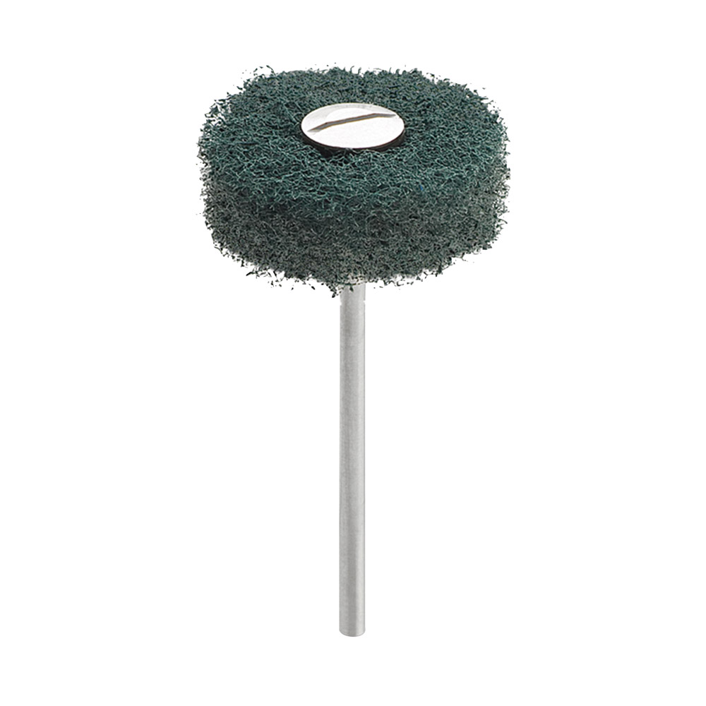 Dimo Polierscheibe mittel 10 Stück + 1Mandrell, Packung