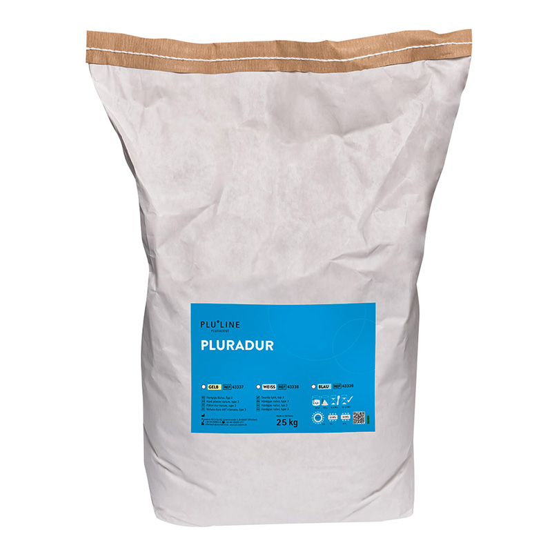 Pluradur Hartgips gelb, 25 kg Sack