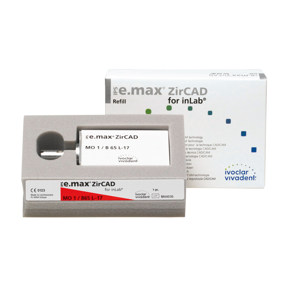 IPS e.max ZirCAD Inlab MO0 B65 L17, Stück