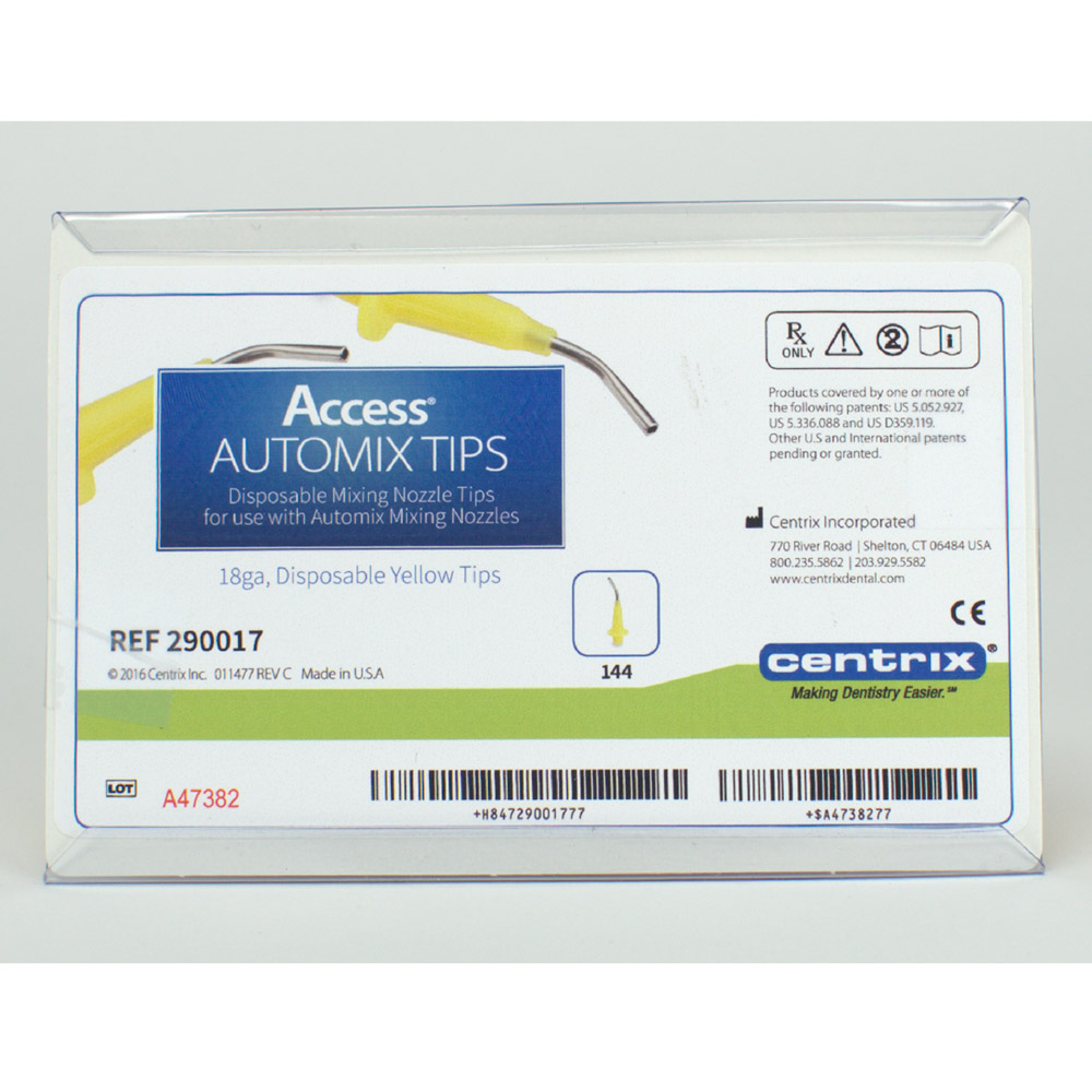 Nozzle Impression Tips 18ga gelb, 144 Stück