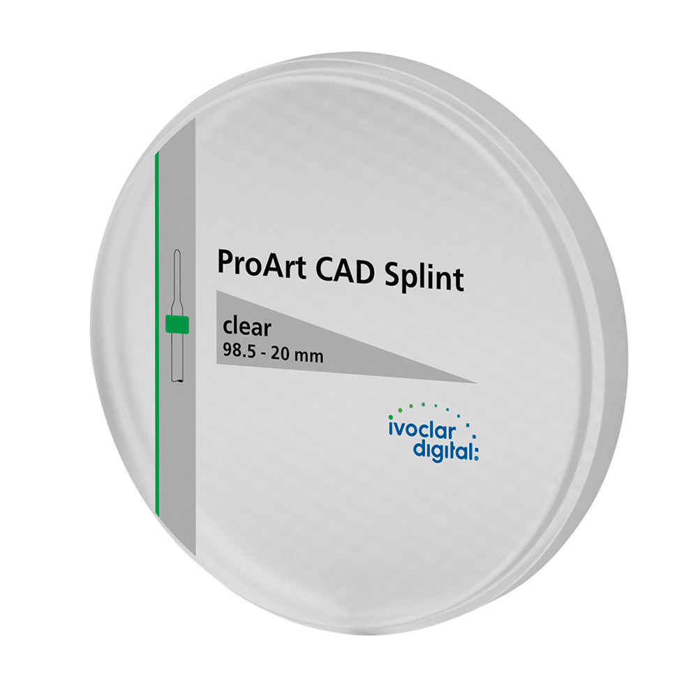 ProArt CAD Splint clear 98,5 x 20 mm, Stück