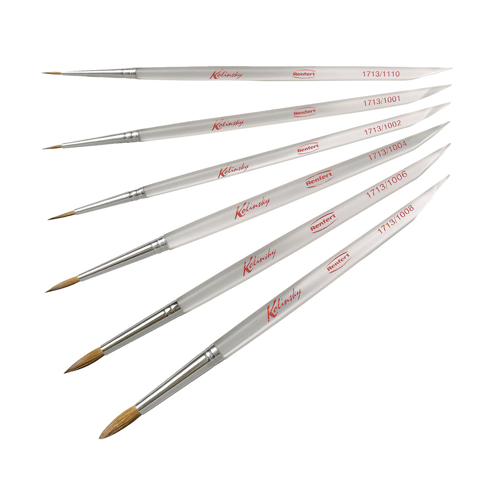 Kolinsky Naturhaarpinsel Gr.4, 2 Stück