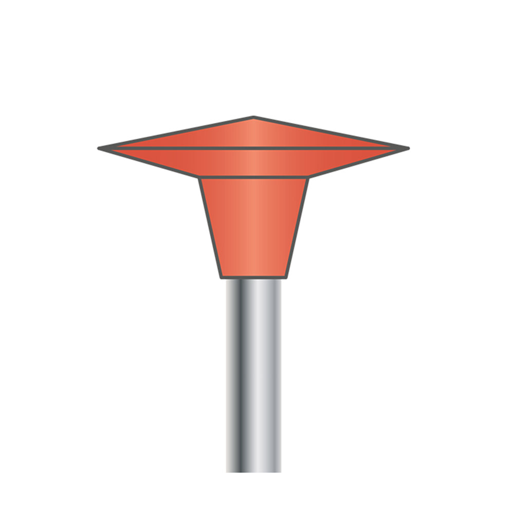 Identoflex Vorpolierer braun 402 Handstück, 12 Stück