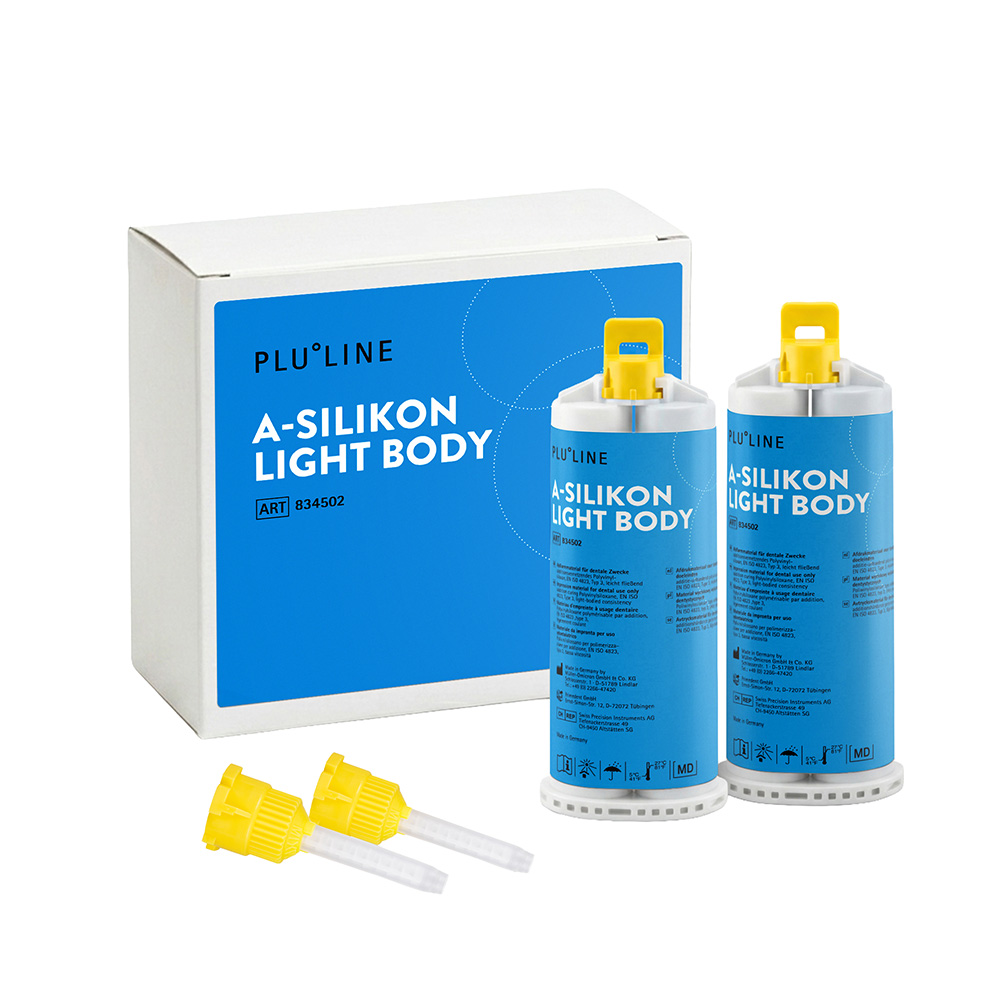 PLULINE A-Silikon Light Body, 2 x 50 ml Kartuschen