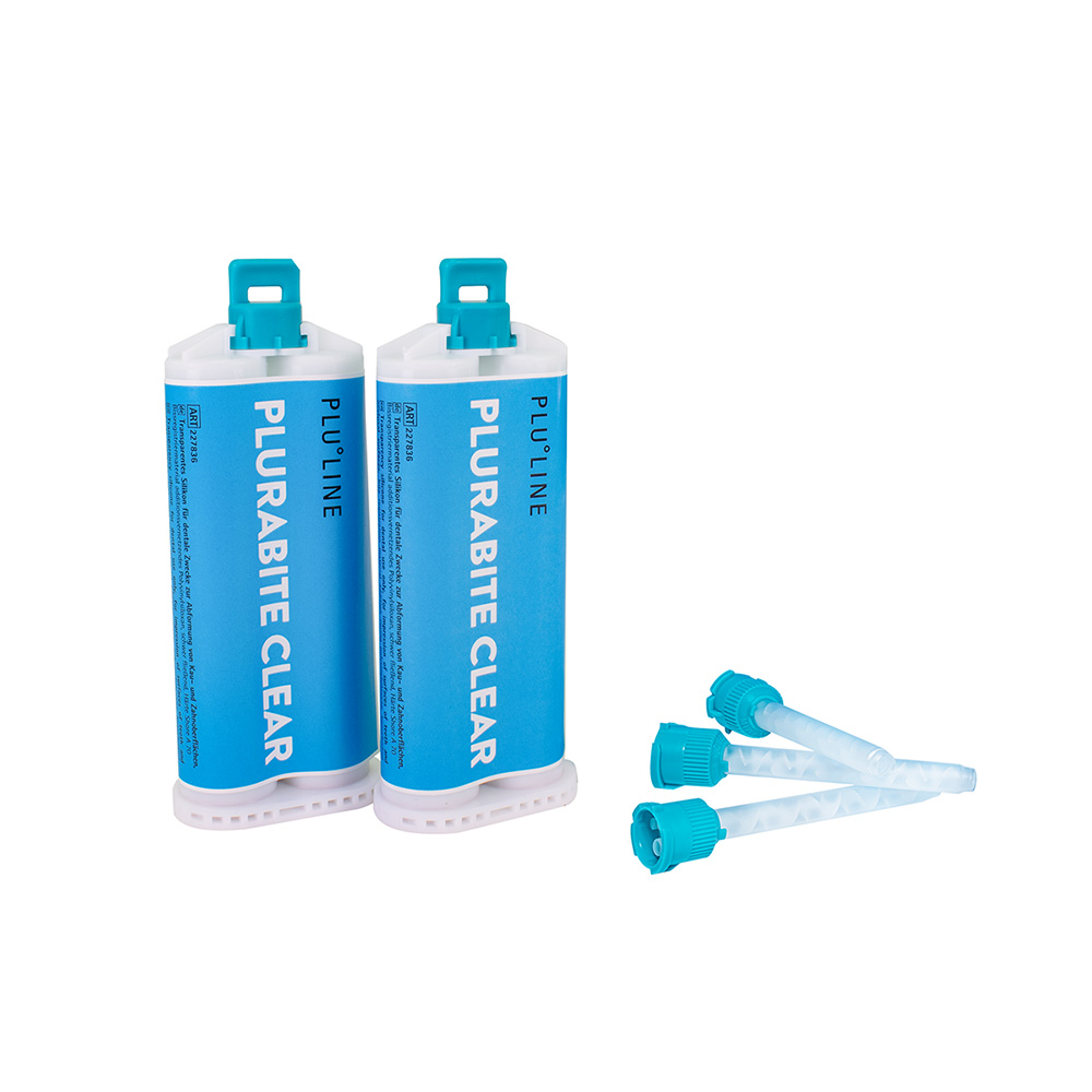Plurabite Clear Bissregistrat, 2 x 50 ml Kartusche