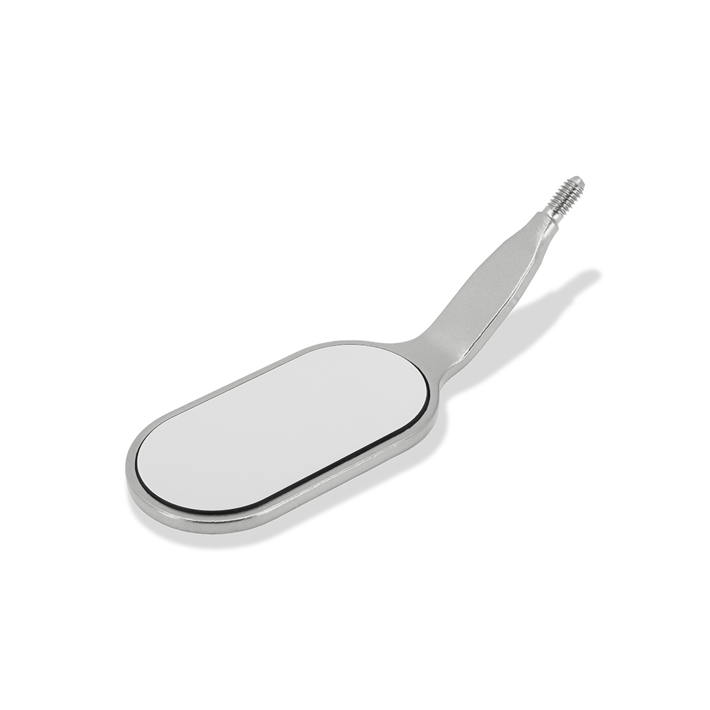 Mundspiegel MEGAstretch Rhodium SS 18 x 23 mm, Stück