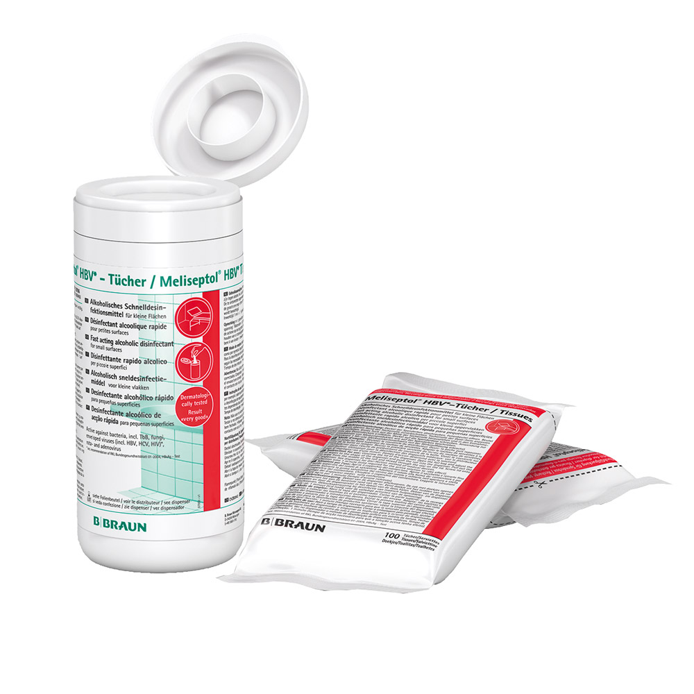 Meliseptol HBV-Tücher, 100 Stück Dose