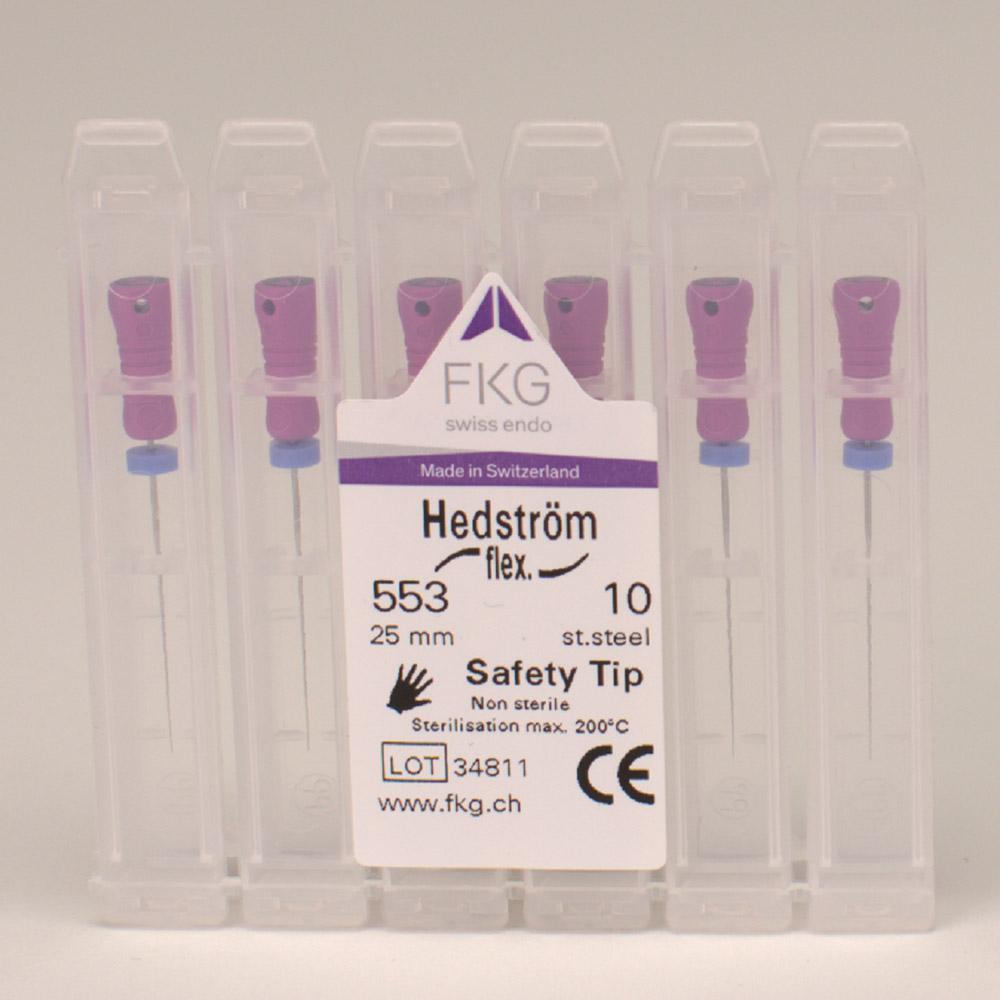 H-Feile SST 2% 553 Gr.10 25 mm SMG, 6 Stück