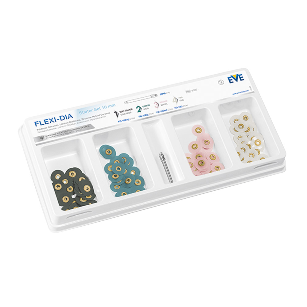 EVE Flexi-Dia unmontiert 10 mm Starterkit, 100 Stück