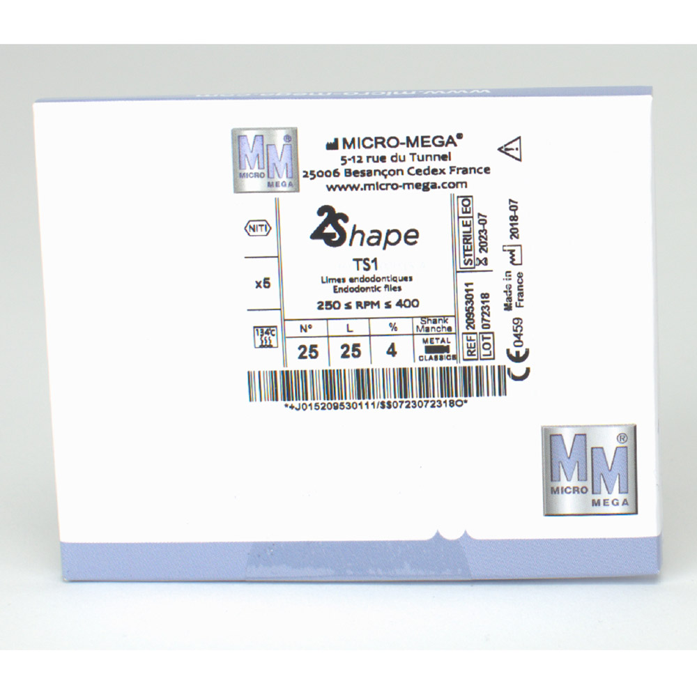 2Shape File TS1 N25 4% L25 Classics steril, 5 Stück