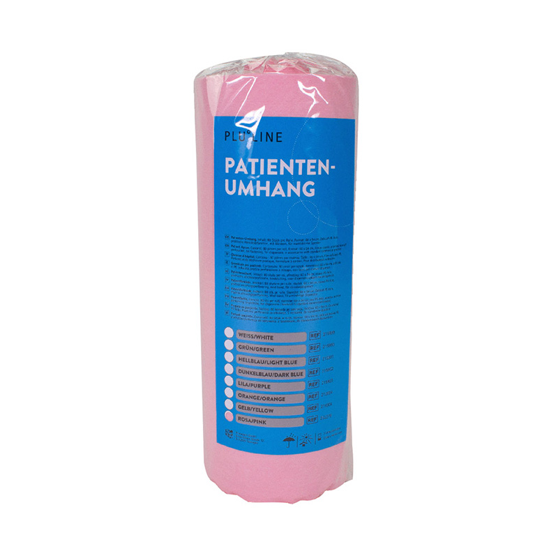 PLULINE Patientenumhänge rosa, 80St