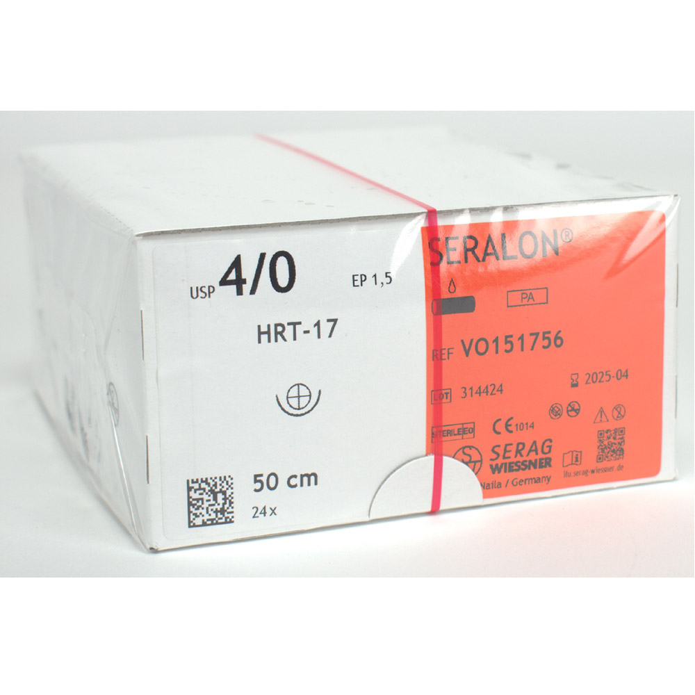 Seralon blau HRT-17 4/0-EP1,5, 24 Stück