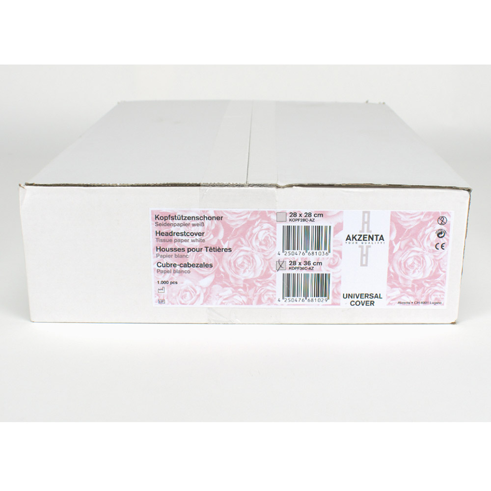 Kopfschutztaschen Seide 28 x 36, 1000 Stück