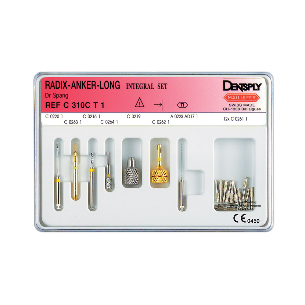 Radix Anker Titan lang 310CT/3 blau, Integral Set