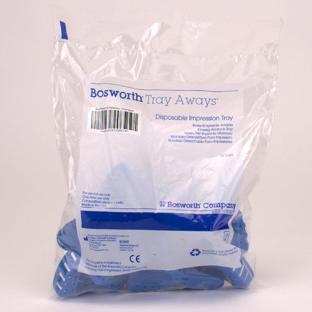 Tray Aways Abdrucklöffel  perforiert #5 small OK, 12 Stück