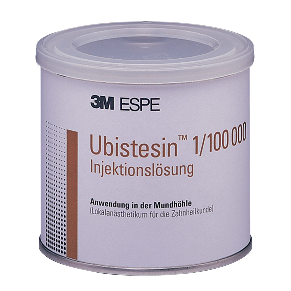 Ubistesin 1/100000 Zylinderampullen, 6 x 50 Stück
