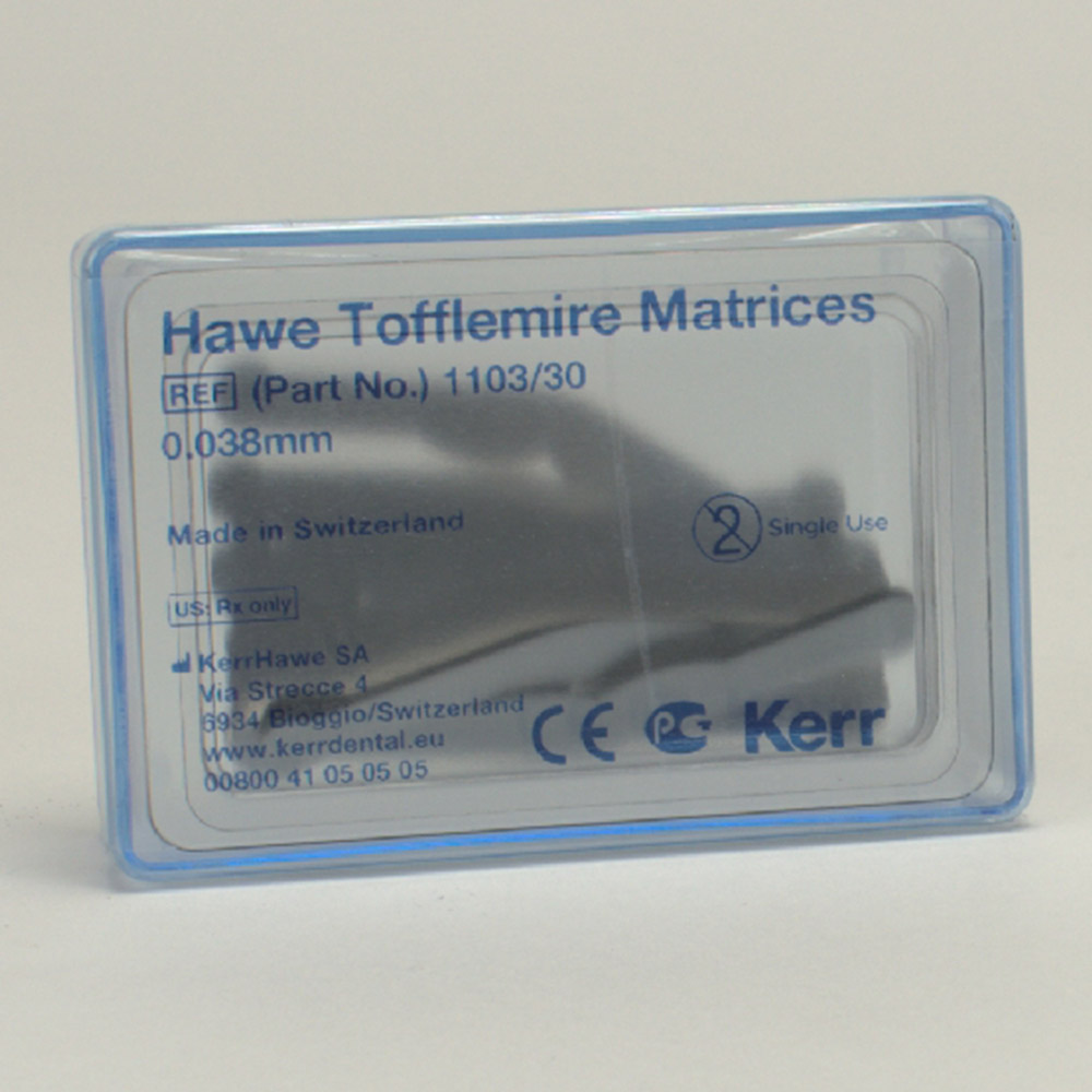 Tofflemire Matrizen 1103 Hawe, 30 Stück