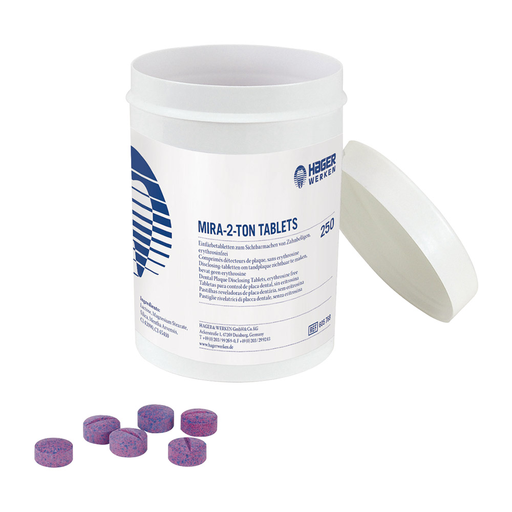 Mira-2-Ton Einfärbetabletten, 250 Stück