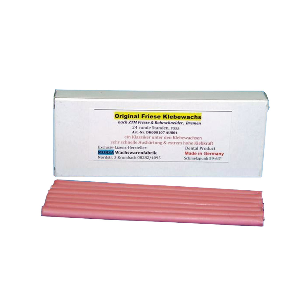 Klebewachs Friese rosa Stangen, Packung