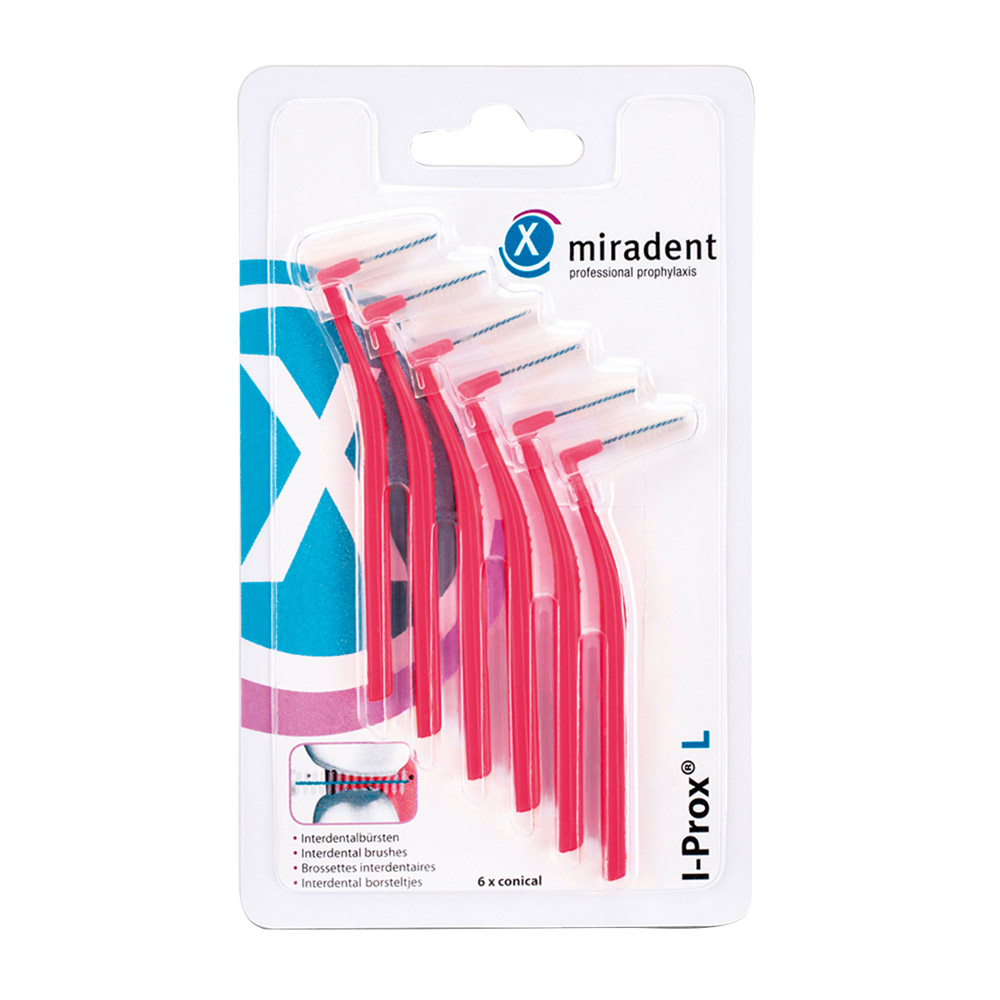 I-Prox L Interdentalbürsten pink, 6 Stück