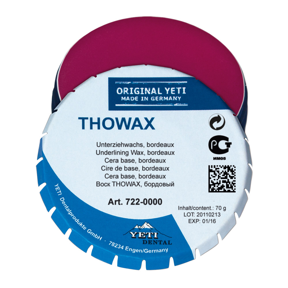 Thowax Unterziehwachs bordeaux, 70 g