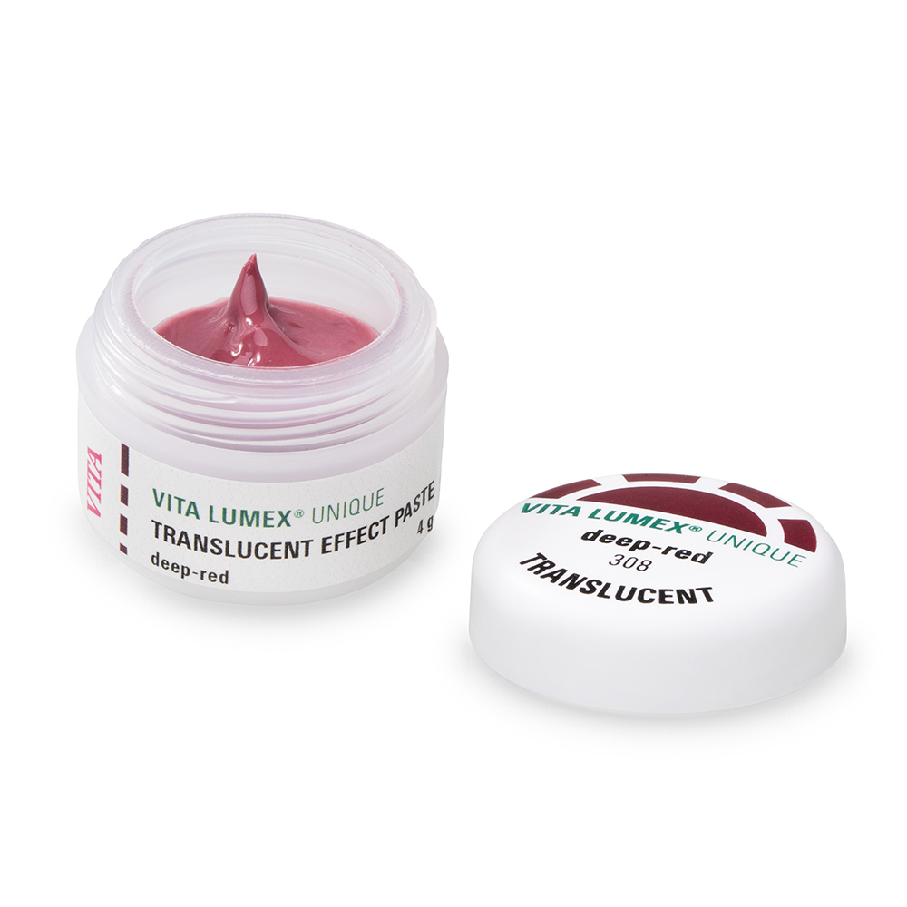 LUMEX UNIQUE TRANSLUCENT EFFECT PASTE, deep-red, 4g