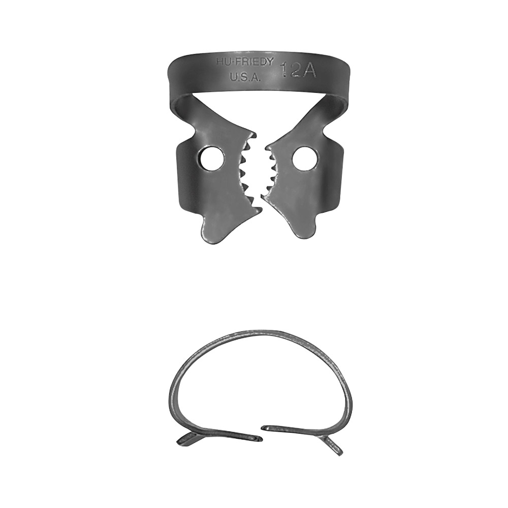Kofferdam-Klammer 12A rechter Molar Black Line, Stück