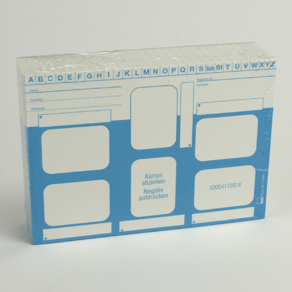 Dentalfilmkarten 6 Filme, 100 Stück