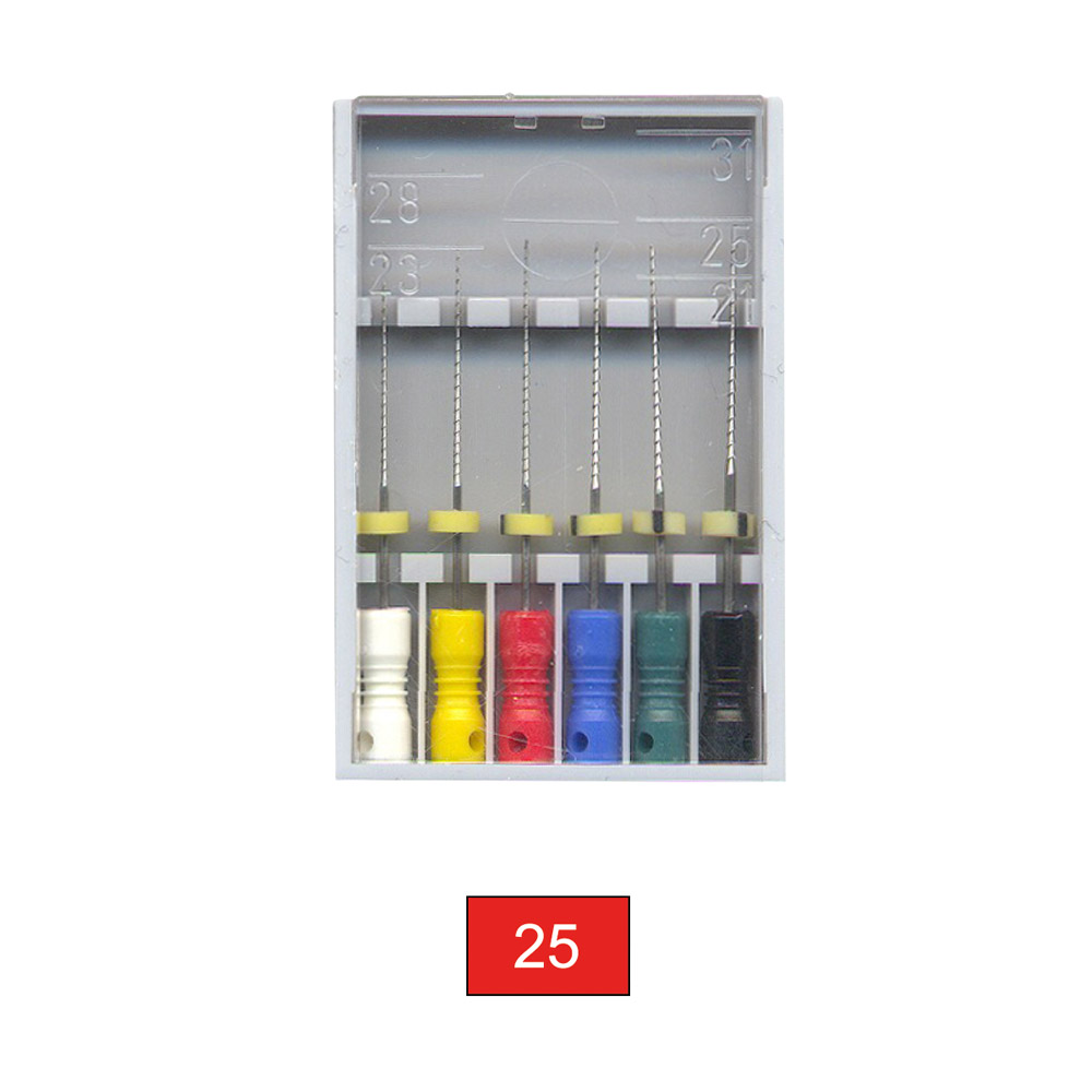 Hedströmfeilen 174 #25 25 mm, 6 Stück