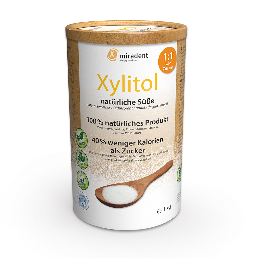 miradent Xylitol Pulver, 1000 g Dose