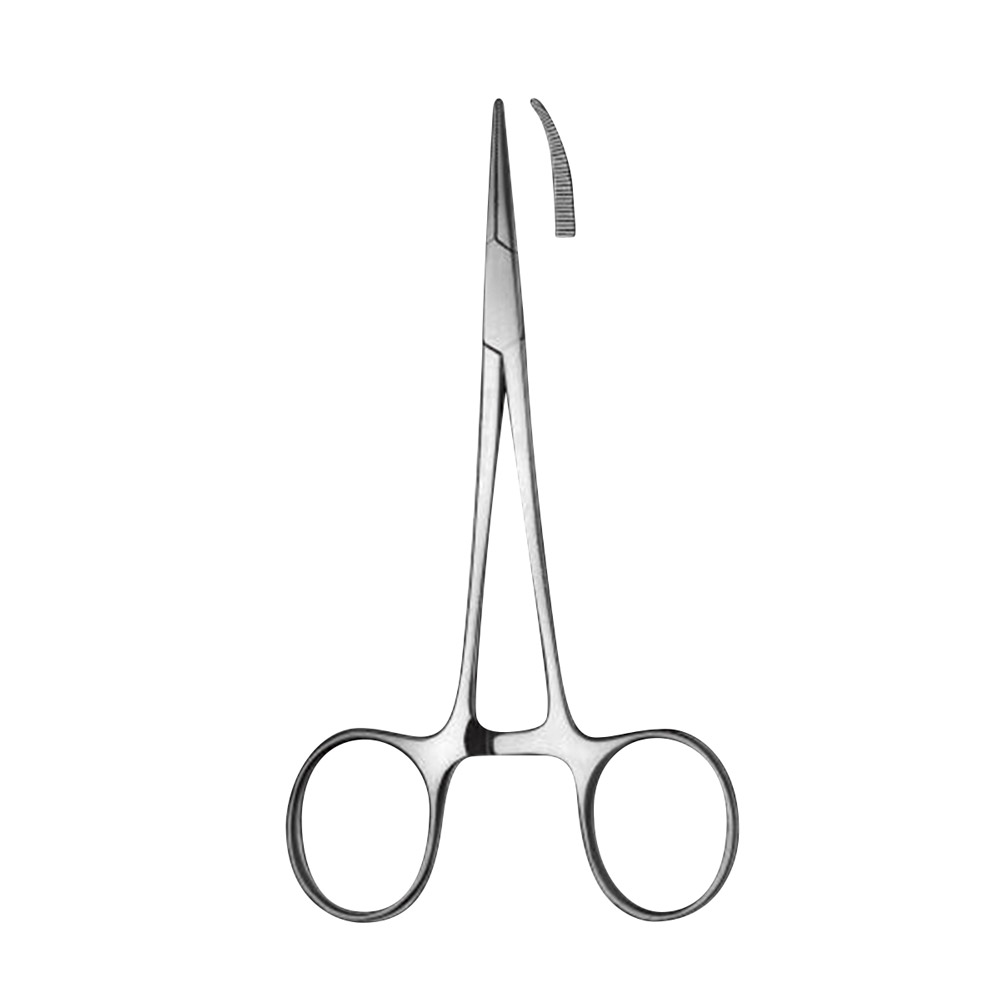 Mosquito Klemme 14,5cm gebogen, Stück