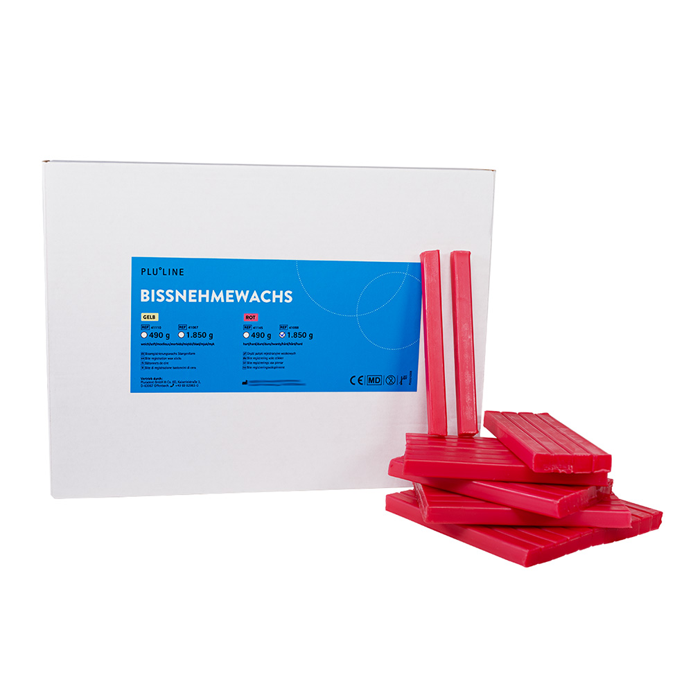PLULinE Bissnehmewachs rot in Stangen hart, 1,85 kg Packung